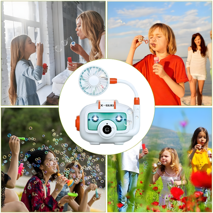 BUBBLE CAMERA – Diversión infinita, burbujas mágicas y un juguete que encanta a niños de todas las edades