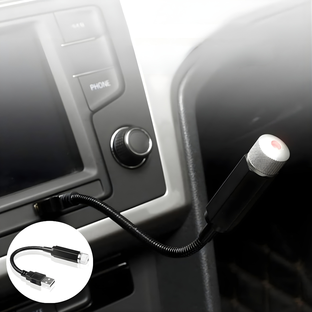 LUZ ESTELAR USB PARA AUTO – Iluminación ambiental premium, estilo elegante y una experiencia de lujo en cada trayecto