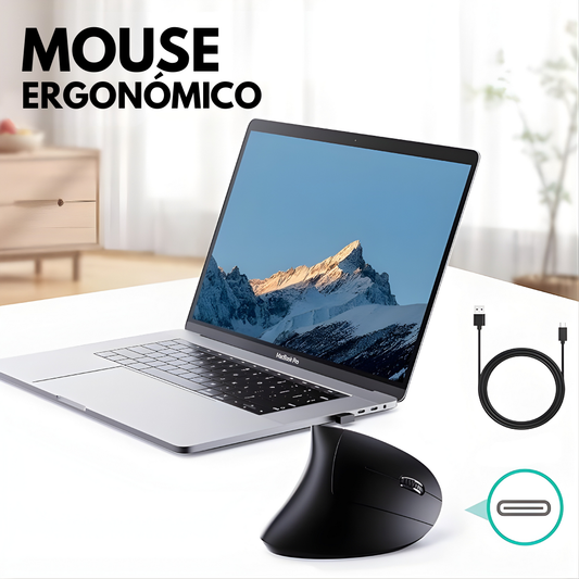 MOUSE ERGONÓMICO – Comodidad prolongada, control preciso y trabajo sin tensión