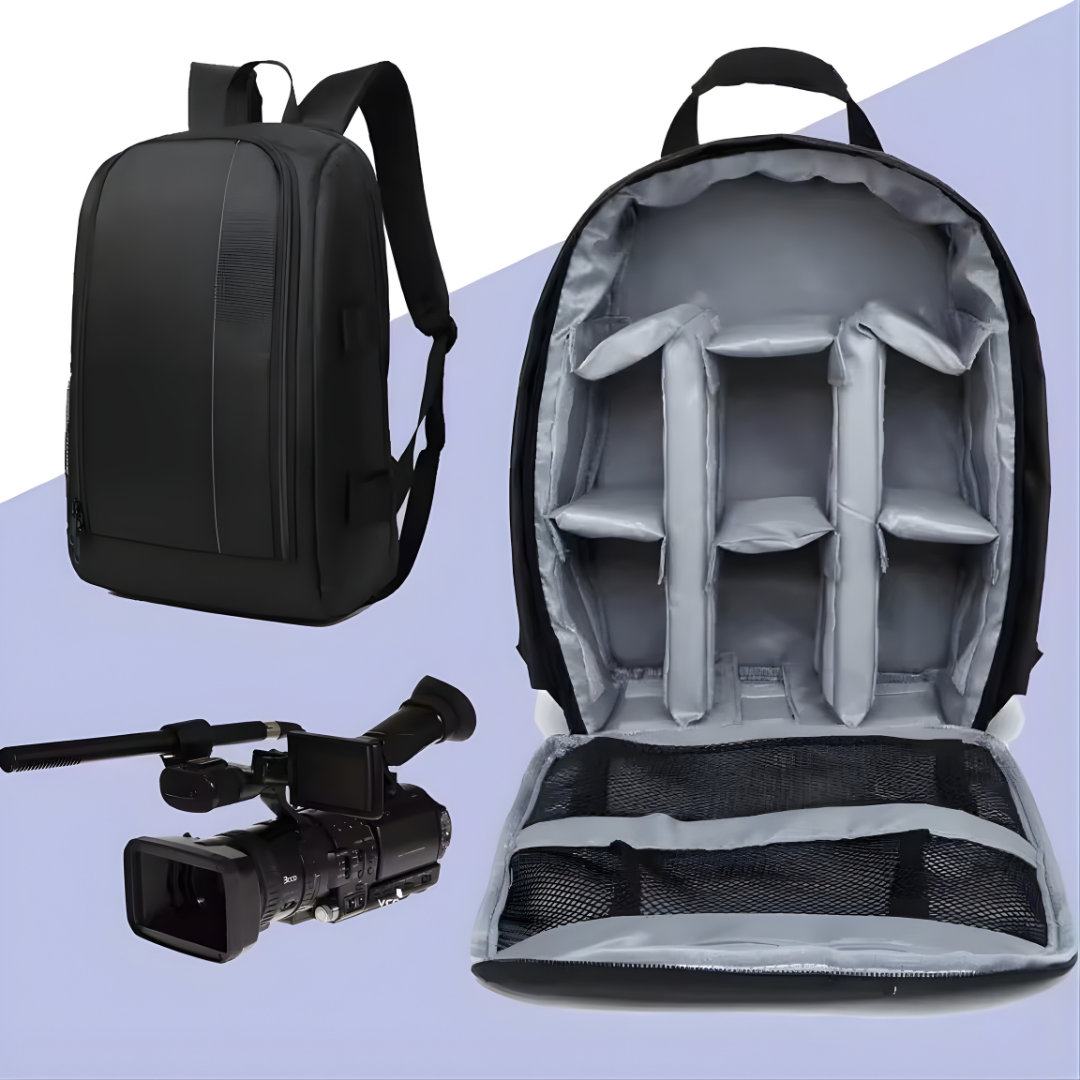 MOCHILA PARA CÁMARA PROFESIONAL – Protección segura, organización inteligente y comodidad en cada salida
