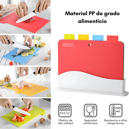 TABLA DE PICAR – Pica, enrolla y guarda sin ensuciar