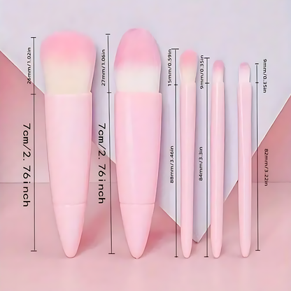 SET DE BROCHAS PARA MAQUILLAJE – Aplicación precisa, acabado profesional y maquillaje perfecto
