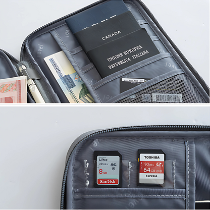 PORTA PASAPORTE DOCUMENTOS – Organización segura para tus viajes