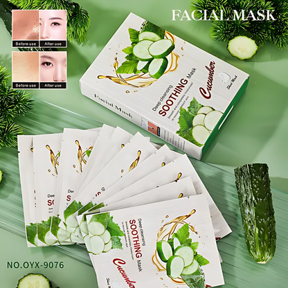 MASCARILLA FACIAL DE PEPINO OYAX – Refresca, hidrata y revitaliza tu piel al instante