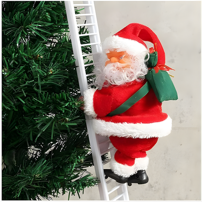 SANTA CLAUS ANIMADO TREPA Y BAJA – Magia navideña en movimiento, decoración encantadora y alegría que transforma tu hogar