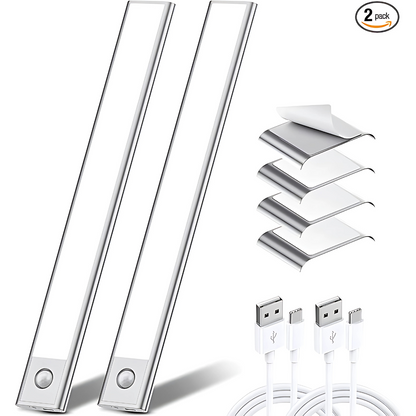 LUZ LED CON SENSOR DE MOVIMIENTO (Pack x2) – Iluminación automática donde más la necesitas