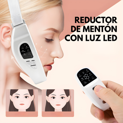 REDUCTOR DE MENTÓN CON LUZ LED – Contorno más definido, estimulación inteligente y cuidado facial avanzado