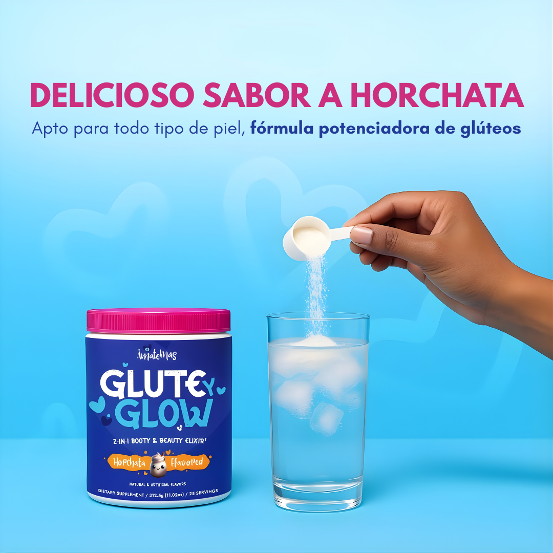 GLUTE GLOW SUPLEMENTO PARA LEVANTAR Y TONIFICAR GLÚTEOS – Apoyo nutricional, energía muscular y rutina fitness más efectiva