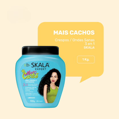 TARRO DE CREMA DE TRATAMIENTO SKALA – Hidratación, brillo y suavidad irresistible para tu cabello
