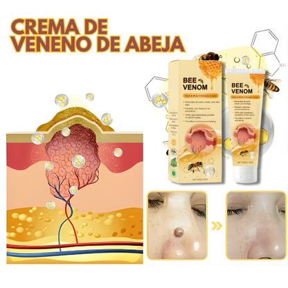 CREMA DE VENENO DE ABEJA PARA REMOVER VERRUGAS, LUNARES, MANCHAS EN LA PIEL – Corrección avanzada, renovación visible y piel más uniforme cada día