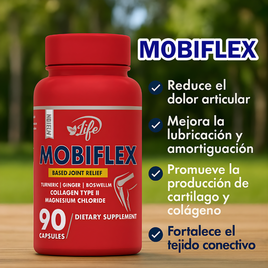 MOBIFLEX – Alivio articular, movilidad mejorada y confort diario en cada cápsula