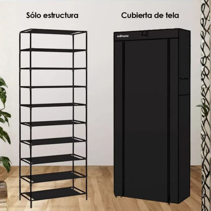 ZAPATERA DE TELA – Organización inteligente, ahorro de espacio y zapatos siempre ordenados