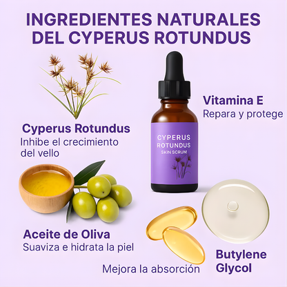 CYPERUS ROTUNDUS SKIN SERUM – Piel más uniforme, cuidado avanzado y luminosidad visible