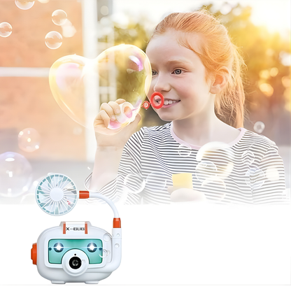 BUBBLE CAMERA – Diversión infinita, burbujas mágicas y un juguete que encanta a niños de todas las edades