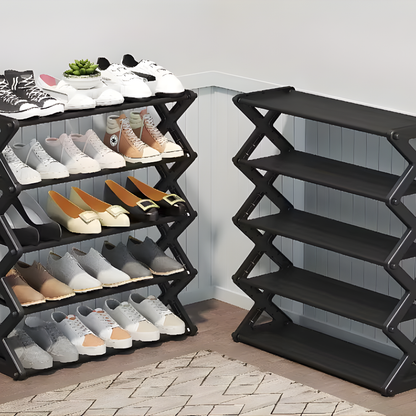 ZAPATERA PLEGABLE 5 NIVELES – Organización práctica, moderna y adaptable para cada espacio