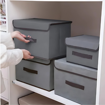 KIT DE CAJAS ORGANIZADORAS DE TELA – Orden práctico y versátil