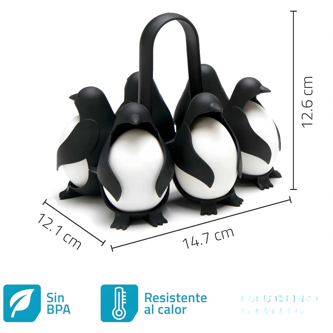 COCEDOR DE HUEVOS PINGÜINOS – Cocina práctica, diseño adorable y huevos perfectamente cocidos sin esfuerzo