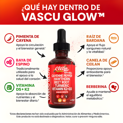 VASCU GLOW – Circulación activa, apoyo vascular y bienestar diario desde el interior