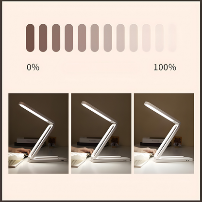 FOLDING TABLE LAMP – Iluminación portátil, diseño plegable y luz perfecta para cada momento