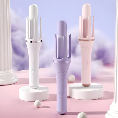 RIZADOR DE PELO AUTOMÁTICO INALÁMBRICO – Rizos perfectos sin esfuerzo, libertad total y estilo profesional en minutos