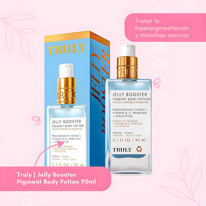 TRULY BEAUTY JELLY BOOSTER PIGMENT – Tono más uniforme, piel renovada y luminosidad progresiva