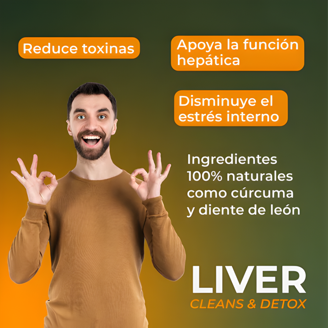 LIVER CLEANSE & DETOX – 70 CÁPSULAS – Depuración natural, energía renovada y apoyo avanzado para tu hígado