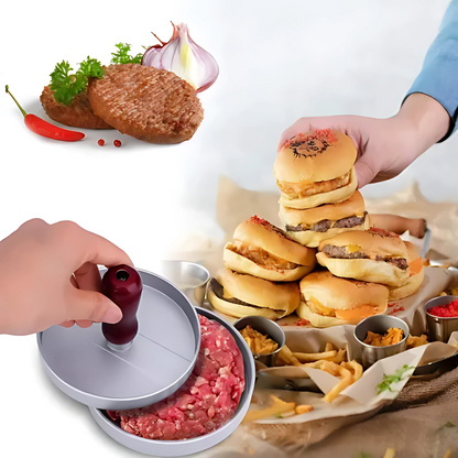 MOLDE PARA HACER TORTAS DE HAMBURGUESAS – Perfectas, firmes y listas en segundospia)