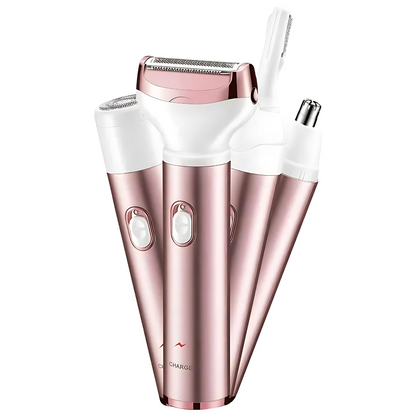 DEPILADORA ELÉCTRICA 4 EN 1 – Tu rutina de belleza completa en un solo dispositivo