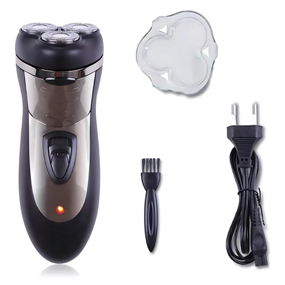 AFEITADORA 3 CABEZALES RECARGABLE USB – Afeitado rápido, suave y sin irritación