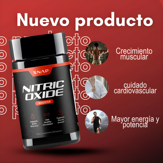 NITRIC OXIDE BOOSTER – Energía explosiva, mayor resistencia y rendimiento superior en cada entrenamiento