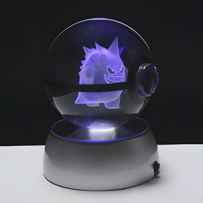 POKEBALL CRISTAL 3D LUMINOSA – Magia, luz y colección en una esfera legendaria