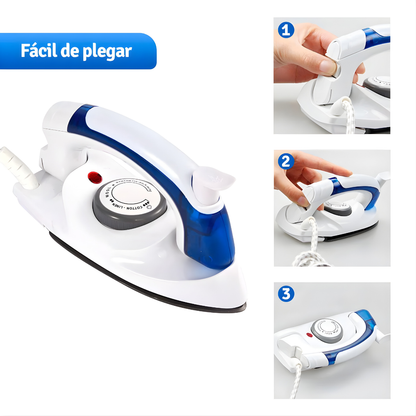 PLANCHA DE ROPA SMART PORTÁTIL – Planchado rápido, vapor eficiente y ropa impecable en cualquier lugar