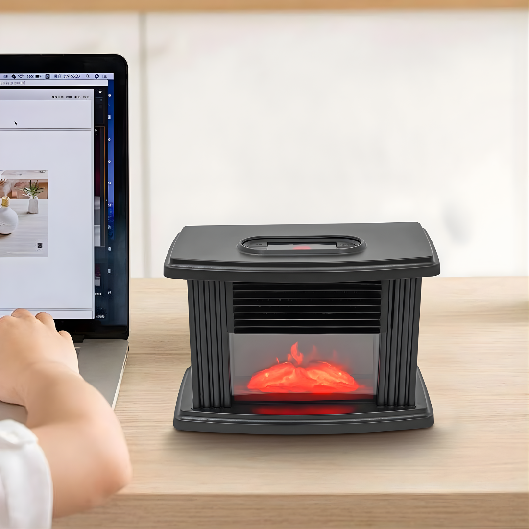 CALEFACTOR FLAME HEATER – Calor envolvente, efecto llama decorativo y confort inmediato