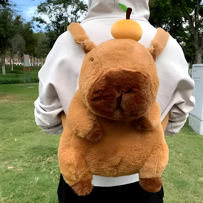 MOCHILA CAPIBARA TIERNO – Suavidad adorable, diseño encantador y comodidad perfecta para acompañarte a todas partes
