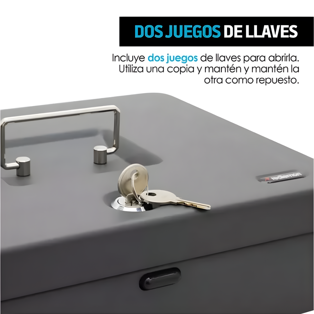 CAJA DE DINERO METÁLICA – Seguridad confiable, organización práctica y control total de efectivo