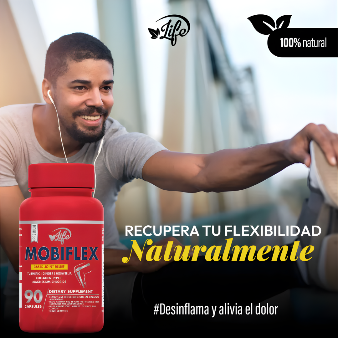 MOBIFLEX – Alivio articular, movilidad mejorada y confort diario en cada cápsula