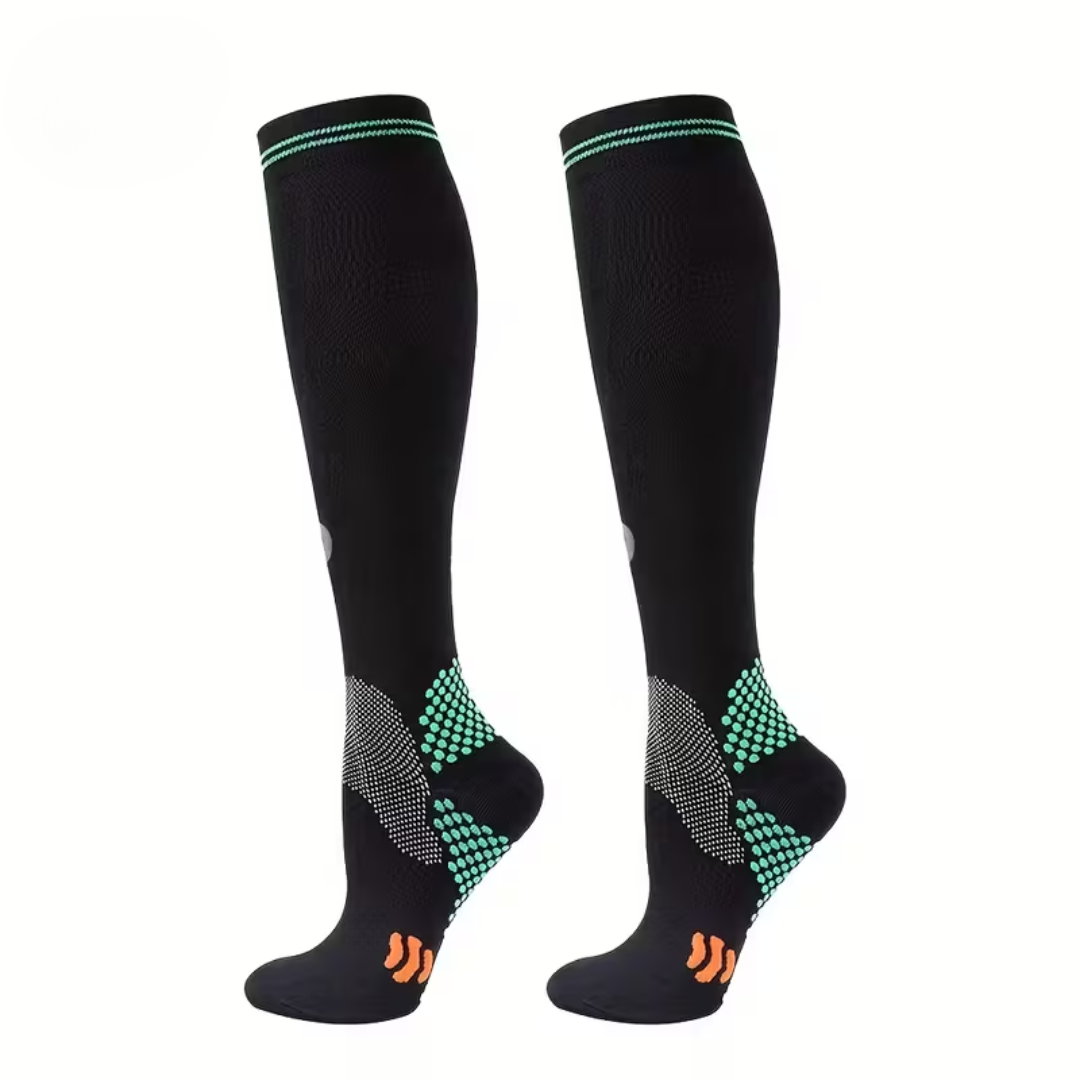 L / XL CALCETINES UNISEX DE COMPRESIÓN – Alivio, soporte y energía para tus piernas