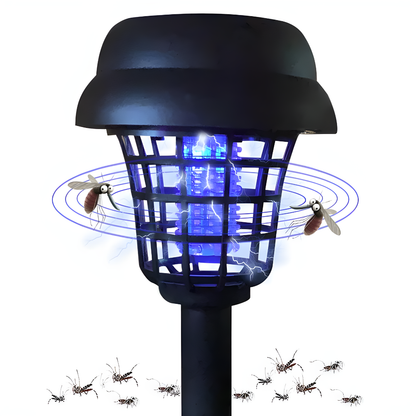 LÁMPARA SOLAR MATA MOSQUITOS – Iluminación y protección en un solo dispositivo