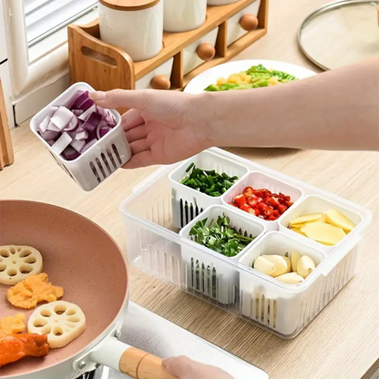 FRESH KEEPING BOX – Conserva tus alimentos frescos, ordenados y listos para servir