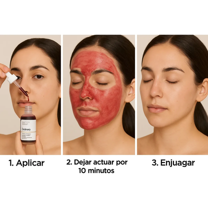 ORDINARY SOLUCIÓN EXFOLIANTE DE AHA 30% + BHA 2% – Renovación profunda y piel visiblemente más joven