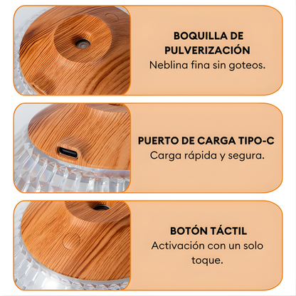 HUMIFICADOR DIFUSOR – Relaja, hidrata y transforma el ambiente de tu hogar