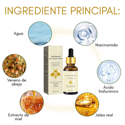 SUERO RESTAURADOR DE ABEJA – Regenera, reafirma y rejuvenece tu piel naturalmente