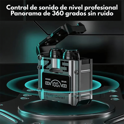 AURICULARES INALÁMBRICOS M25 – Sonido potente, estilo gamer y libertad total