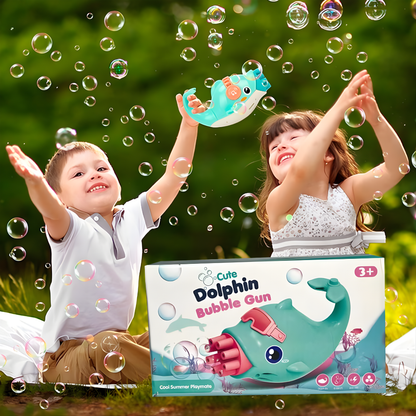 DOLPHIN BUBBLE – Diversión instantánea, burbujas mágicas y un diseño que encanta a niños y adultos