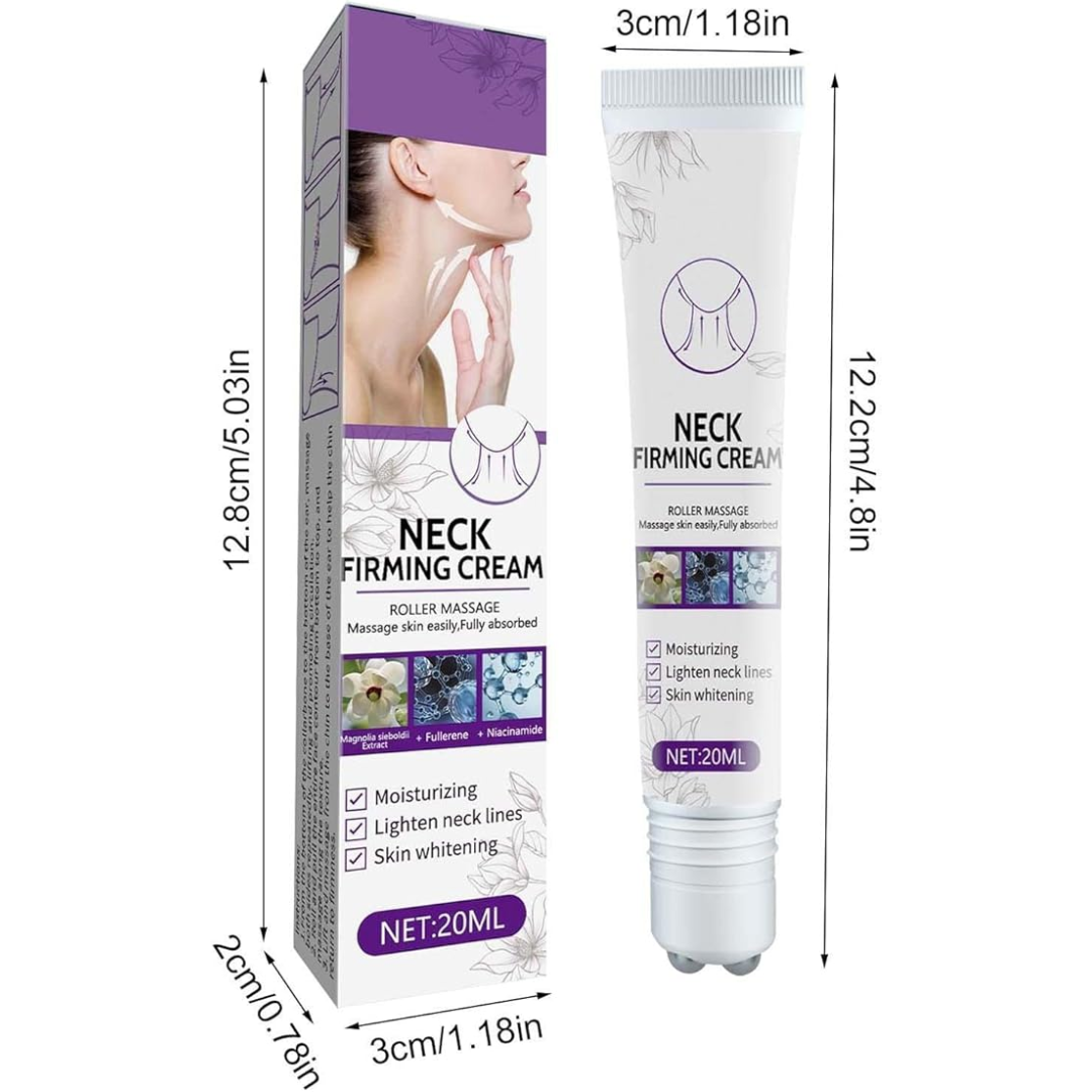 CREMA REAFIRMANTE DE CUELLO – Nutre, tensa y rejuvenece la piel desde la base  Porque una piel firme y luminosa comienza por el cuello.