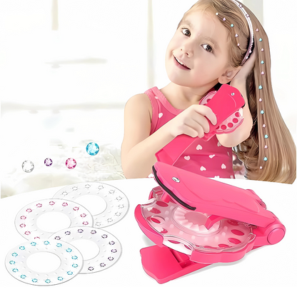 ENGRAPADORA DE BRILLOS (JUEGO DE GEMAS PARA CABELLO) – Decora tu cabello en segundos y brilla con estilo