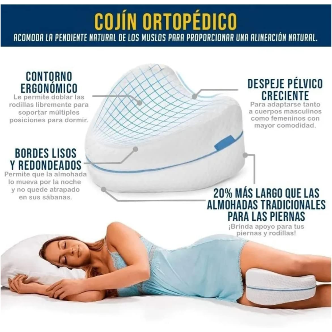 COJIN ORTOPEDICO – Alineación corporal, descanso profundo y confort nocturno