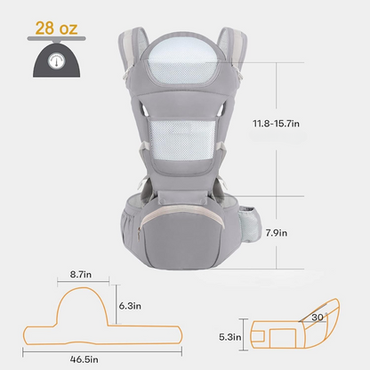 Arnés Ergonómico CuddlePack - Lleva a tu bebé con suavidad y comodidad todo el día.