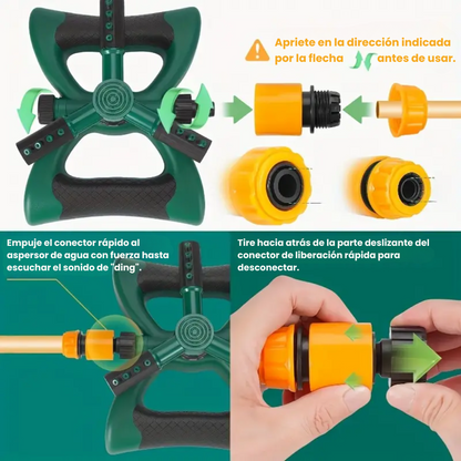 AquaStorm 360 – Riego inteligente para plantas más sanas y felices.