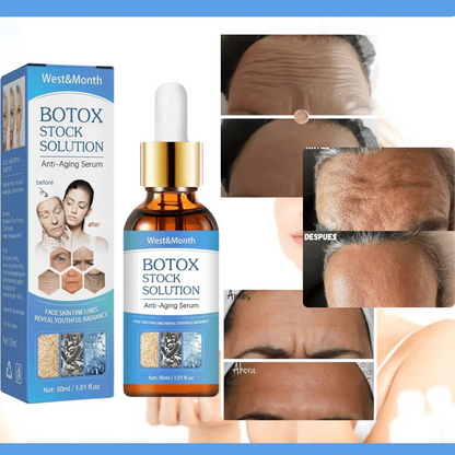 BOTOX SUERO ANTIEDAD - Levanta y reafirma tu piel para desafiar el paso del tiempo y resaltar tu luminosidad.
